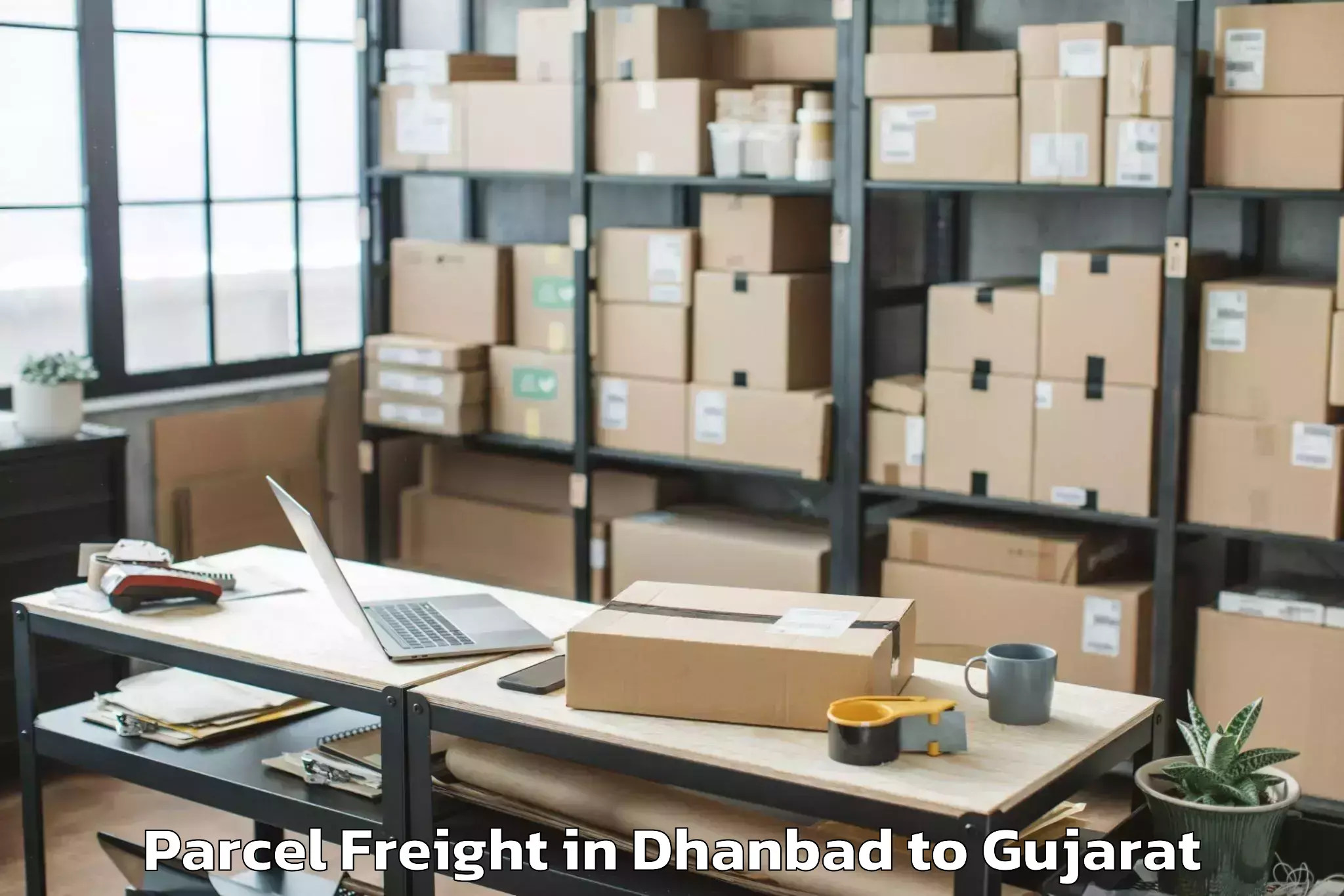 Discover Dhanbad to Becharaji Parcel Freight